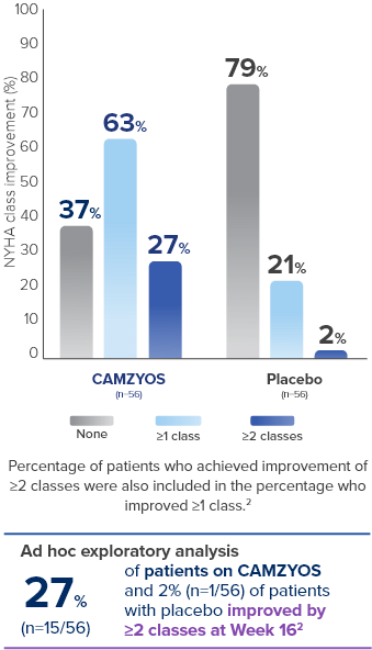 NYHA Class Changes Chart